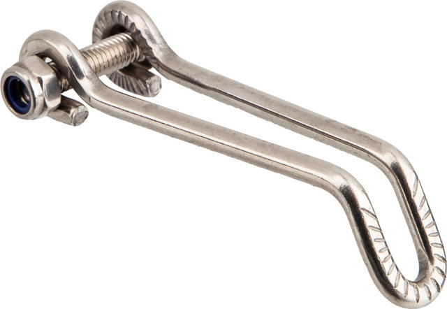 SON Edelux Long Front Light Bracket for Fork Bridge - silver