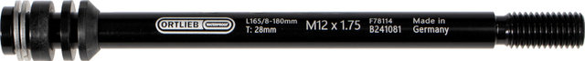 ORTLIEB Thru Axle M6-Connector Thru Axle - black/12 mm, 1.75 mm, 180 mm