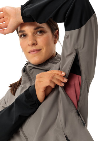 VAUDE Chaqueta Moab Rain para mujer II - coconut/36