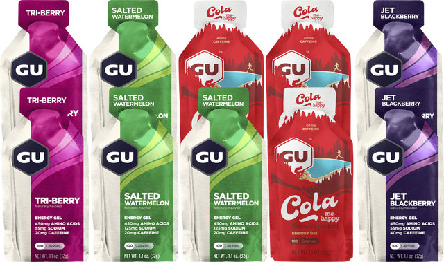 GU Energy Labs Energy Gel - 10 pièces - mix 2