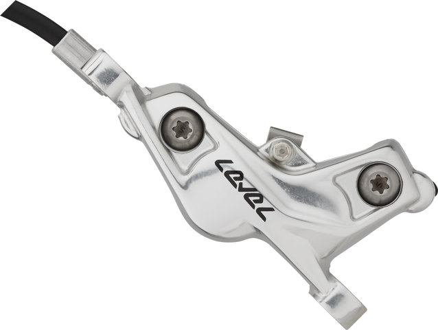 SRAM Level Ultimate Stealth 4-Piston Carbon Scheibenbremse - clear anodized/Hinterrad/Flip-Flop (seitenunspezifisch)