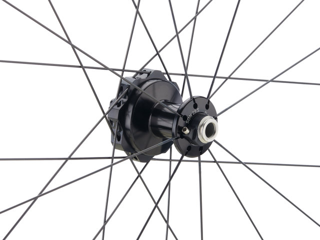 SON Rueda 29 S 24 agujeros + DT GR 531 Disc 6 tornillos 28" - black anodized/Non Boost/sólo rueda delantera/28"/sólo rueda delantera/100 mm