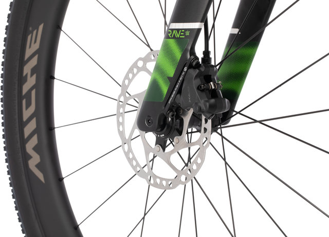 Wilier Rave SLR ID2 GRX Di2 1x12-speed Carbon Graff Aero 48 gravel bike - pixel green matt | 28" | M | 170,0 mm