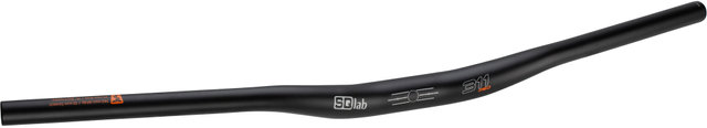 SQlab Guidon Courbé 311 2.0 MTB 31.8 Medium Riser - noir/740 mm 16°