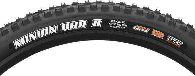 Maxxis Cubierta Plegable Minion DHR II WT DD TR MaxxTerra 29" - negro | 29 | 61-622 | 61 mm | 2.4 
