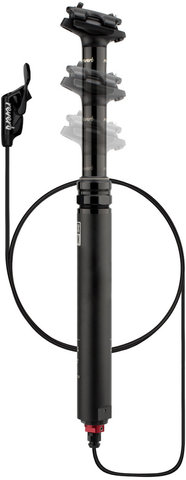 RockShox Tige de Selle Reverb Stealth 125 mm 1x Télécommande à gauche - black/34,9 mm / 351 mm / SB 0 mm