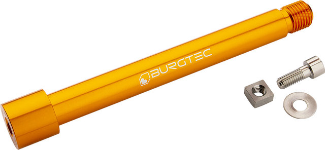 Burgtec Eje pasante para horquillas Fox Racing Shox Boost 2021+ - iron bro orange/110 mm