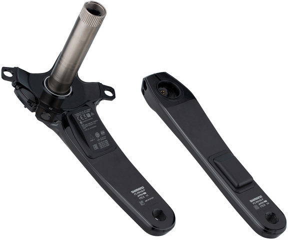 Dura-Ace Powermeter Kurbel FC-R9100-P Hollowtech II ohne Kettenblätter - schwarz/172,5 mm