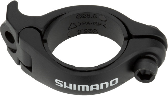 Schelle SM-AD91 für Dura-Ace / Ultegra / 105 / GRX Anlöt-Umwerfer - schwarz/31,8 mm