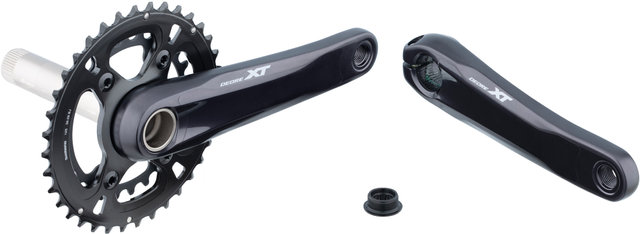 Shimano XT Kurbelgarnitur FC-M8100-2 Hollowtech II - schwarz/170,0 mm 26-36