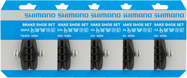 Shimano R50T4 Brake Shoes for Tiagra, Sora - 5 Pairs - black/universal