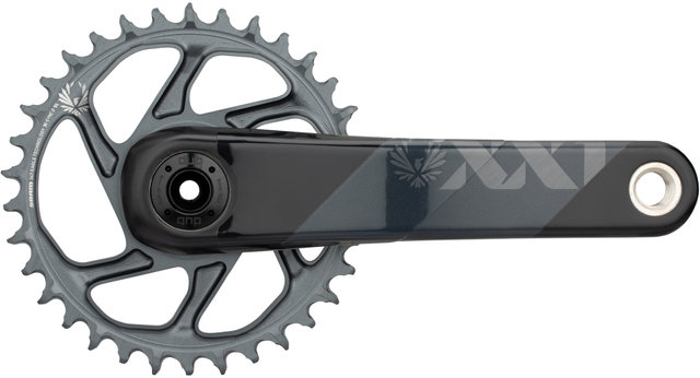 SRAM Juego de bielas XX1 Eagle AXS DUB 12 velocidades - grey/175,0 mm 34 dientes