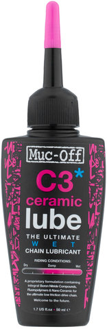 Lubrifiant pour Chaîne C3 Ceramic Wet Lube avec Lampe UV - universal/50 ml