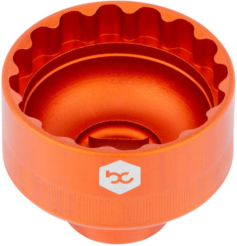 bc basic Clef de Boîtier à Culasse Shimano - orange/universal