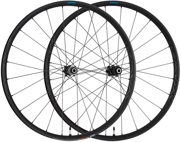 Shimano WH-RX570-TL GRX Center Lock Disc 27.5" Wheelset - black/27.5" set (front 12x100 + rear 12x142) Shimano