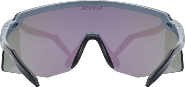 uvex pace stage S CV sports glasses - grey matte | mirror green