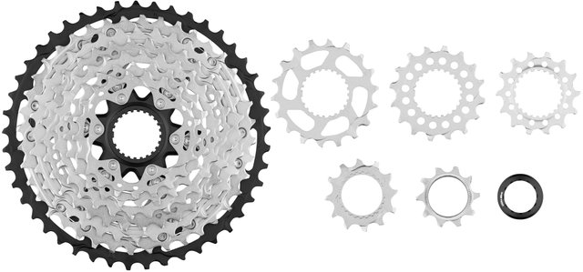 Shimano Cassette SLX CS-M7100-12 de 12 velocidades - plata/10-45