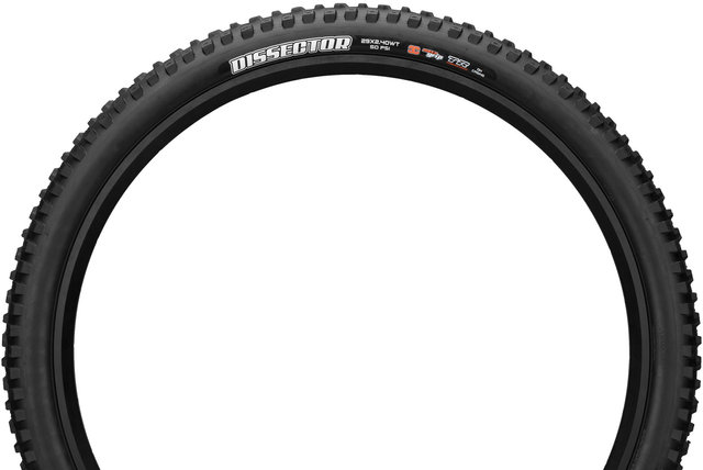 Maxxis Pneu Souple Dissector 3C MaxxGrip Downhill WT TR 29" - noir/29x2,4