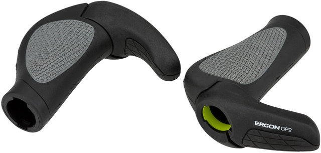 Ergon Puños de manillar para cambios giratorios unilateral GP2 Gripshift - black/S