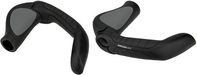 Ergon Puños de manillar para cambios giratorios unilateral GP5 Gripshift - black/S