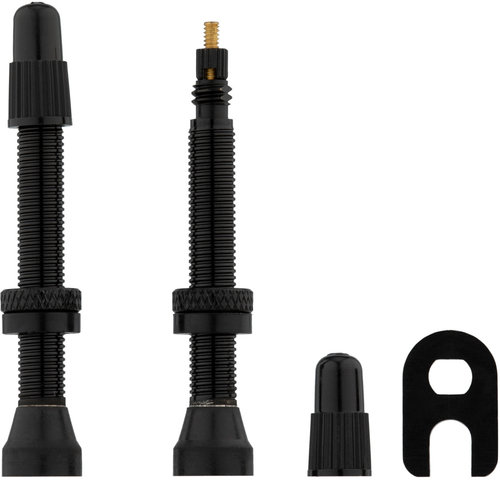 Tubelessventile - 2 Stück - schwarz/44 mm Tubelessventile - 2 Stück - schwarz/44 mm