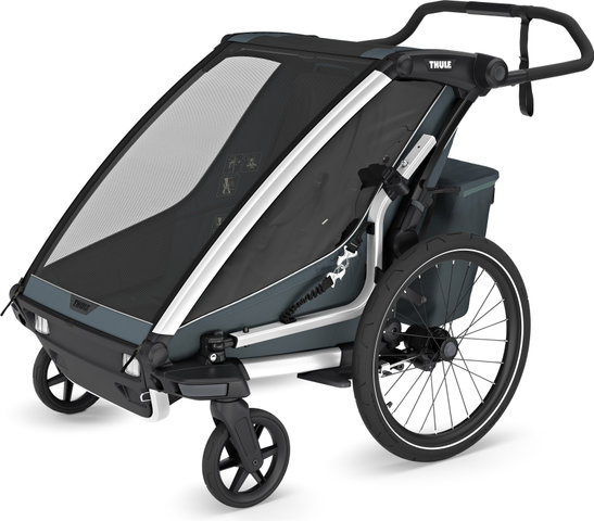 Thule Chariot Cross 2 double Kinderanhänger - dark slate/20"
