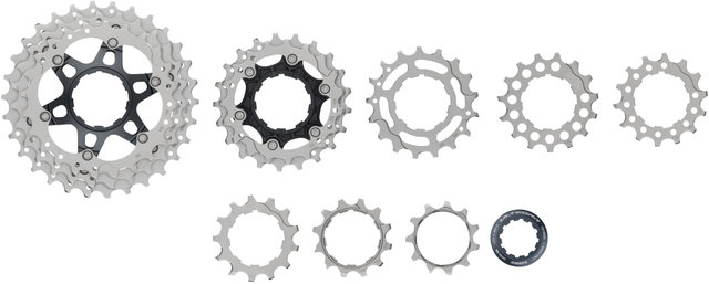 Shimano Cassette Ultegra CS-R8000 de 11 velocidades - plata/11-30