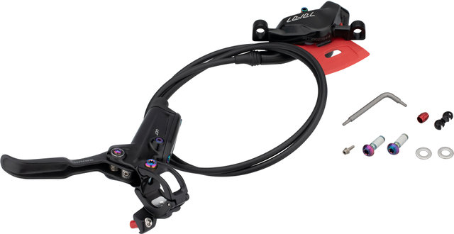 SRAM Level Ultimate Carbon Disc Brake - black anodized-rainbow/front