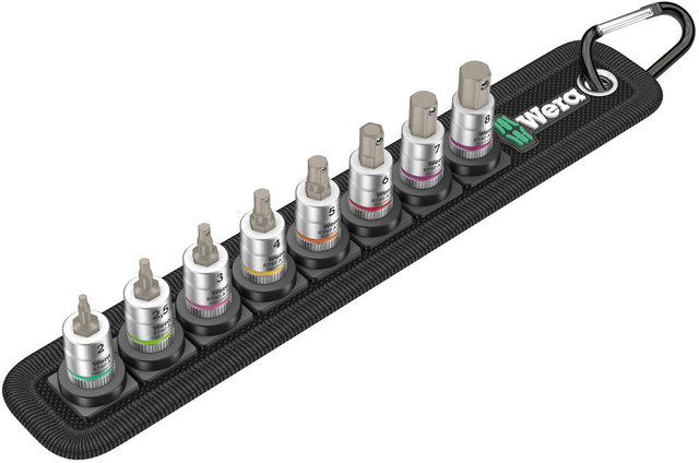 Wera Set d'Embouts Hexagonaux Belt A 2 Zyklop avec Fonction de Maintien - noir-argenté/universal