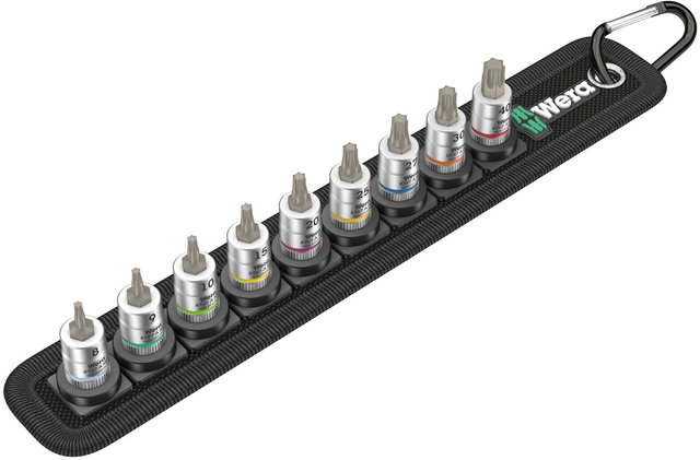 Wera Belt A 3 Torx HF Zyklop Bitnuss-Satz Mit Haltefunktion - schwarz-silber/universal