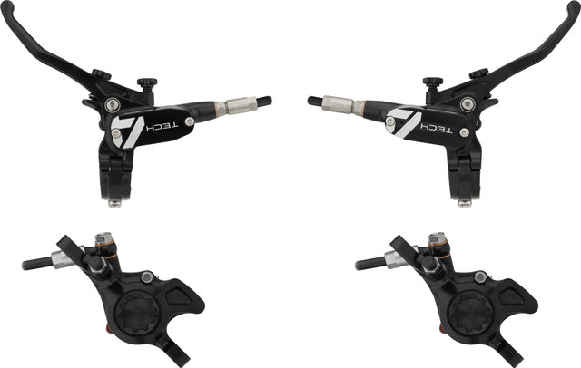 Hope Tech 4 Trial Zone v+h Set Scheibenbremse - black-black/Set/links/rechts (seitenspezifisch)