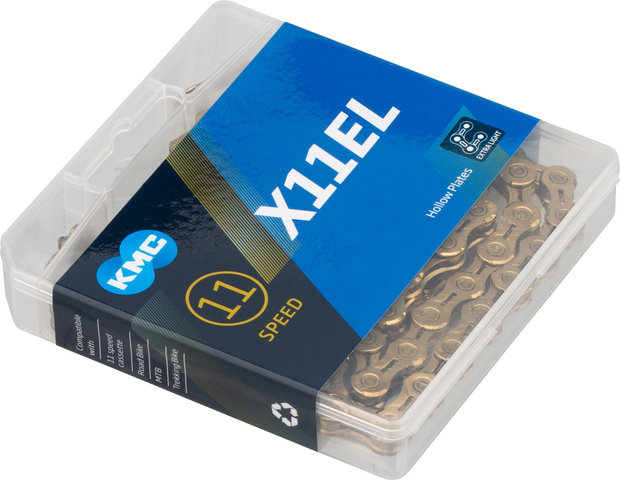 KMC Cadena X11EL 11 velocidades - titan nitrid gold/118