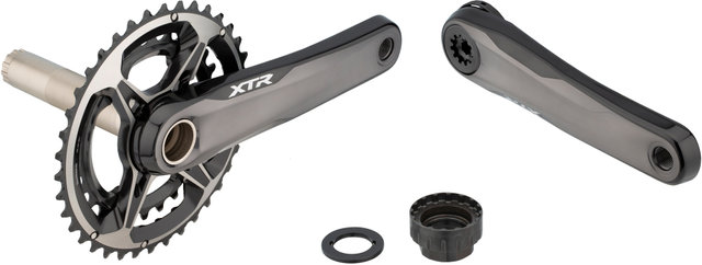 Shimano Biela XTR Enduro FC-M9120-B2 Hollowtech II con herramienta TL-FC41 - gris/170,0 mm 28-38