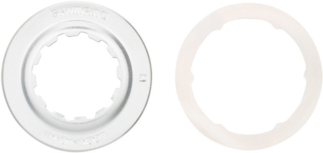 Disque de Frein SM-RT64 Center Lock à Denture Interne pour Deore - argenté-argenté/180 mm
