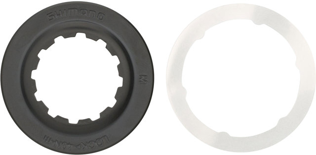 Disque de Frein SM-RT64 Center Lock à Denture Interne pour Deore - argenté-noir/203 mm