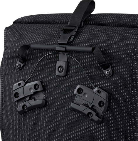 ORTLIEB Back-Roller High-Vis QL3.1 Fahrradtasche - black reflective/20 l