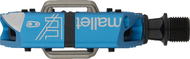crankbrothers Mallet E Klickpedale - electric blue