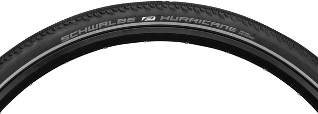 Schwalbe Cubierta de alambre Hurricane Performance ADDIX RaceGuard 28" - negro-reflejante/42-622 (28x1,6)