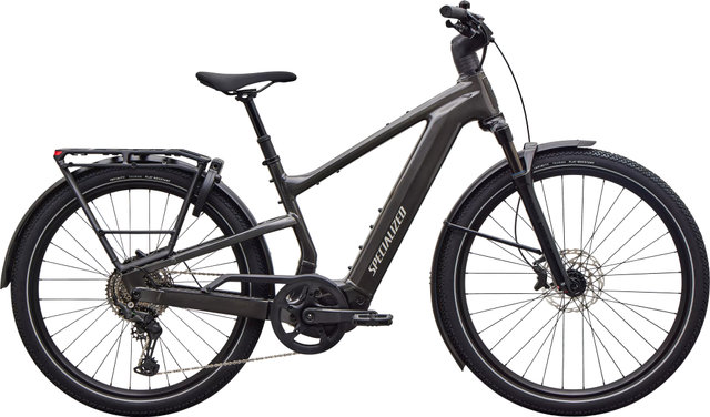 Specialized Bicicleta eléctrica de trekking Turbo Vado 3 5.0 29"/27,5" - gloss metallic obsidian-dolomite metallic | 170,0 mm | 44 mm | M | 29" (delantero), 27,5" (trasero)