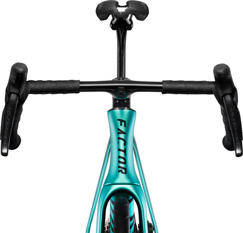 Factor MONZA Ultegra Carbon 28" Rennrad - steel green/28"/M/170,0 mm