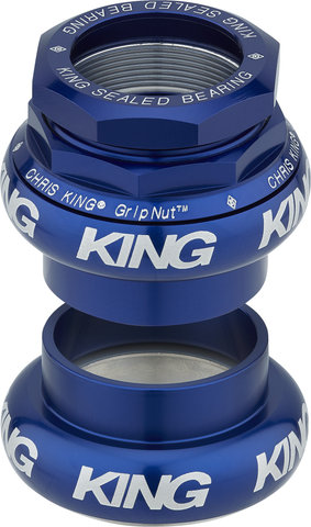 Chris King GripNut Bold EC34/28,6 - EC34/30 Gewindesteuersatz - navy/EC34/28,6 - EC34/30