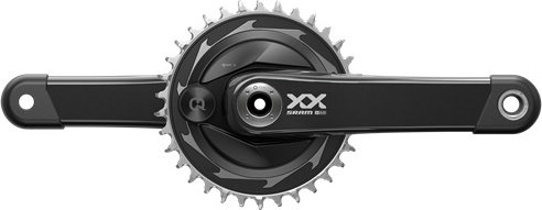 SRAM Juego de Bielas XX SL Eagle AXS DUB 1x12 Velocidades Carbon Powermeter - black | 175,0 mm | 175 mm | 34