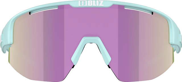 Bliz Lunettes de sport Matrix Small - matte pastel mint/brown-rose