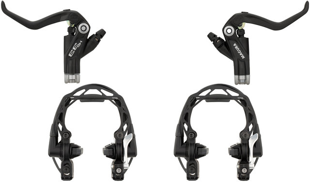 Magura HS 33 R v+h Set Felgenbremse - schwarz/2 Finger