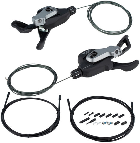 Shimano SLX v+h Set Schaltgriffe SL-M7000-11-B-I I-Spec 2/3/11-fach - schwarz/2/3x11 fach