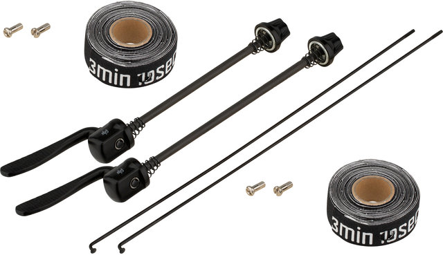 Juego de ruedas DT Swiss 535 + Shimano Deore T610 26" - negro/26" set (RD 9x100 + RT 10x135) Shimano