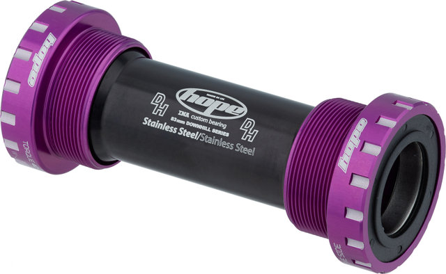 Hope Stainless Steel MTB Bottom Bracket - purple/BSA 83