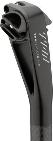 THM-Carbones Tige de Selle Mandibula Carbon - carbone-noir/27,2 mm / 350 mm / SB 25 mm