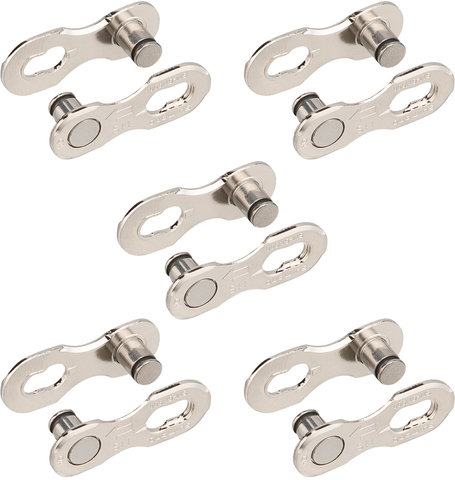 Shimano SM-CN900-11 Quick-Link Master Link - 5 Pack - silver/11-speed