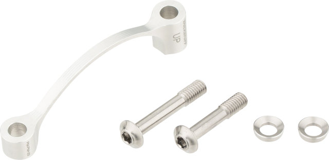Trickstuff CNC Disc Brake Adapter for 180 mm Rotors w/ Titanium Bolts - silver/180 mm/Post Mount